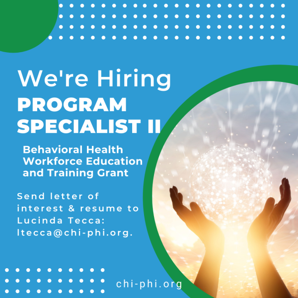 Program Specialist II – Behavioral Health Workforce Education and Training Grant (BHWET)