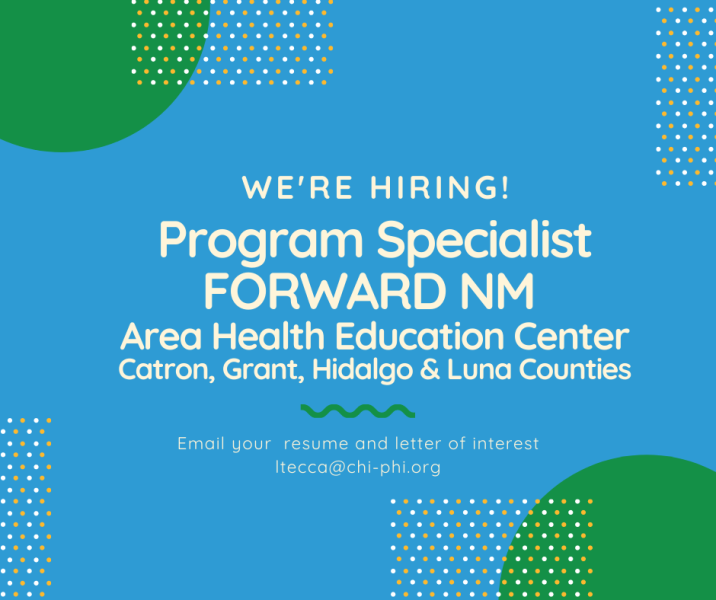 Program Specialist I – FORWARD NM Area Health Education Center