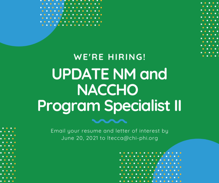 Program Specialist II – UPDATE NM and NACCHO